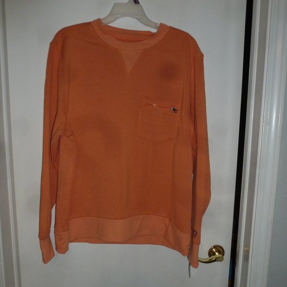 NEW Arthur Beale super soft Crewneck zip front pocket pullover sz L & XXL - Picture 2 of 16